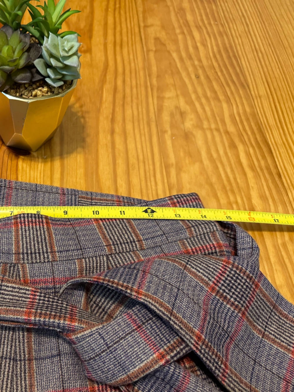 NWT Hunter Bell Ashton Short Tie Waist Prestige Plaid High Waist Women’s SIZE 8 - Picture 7 of 10